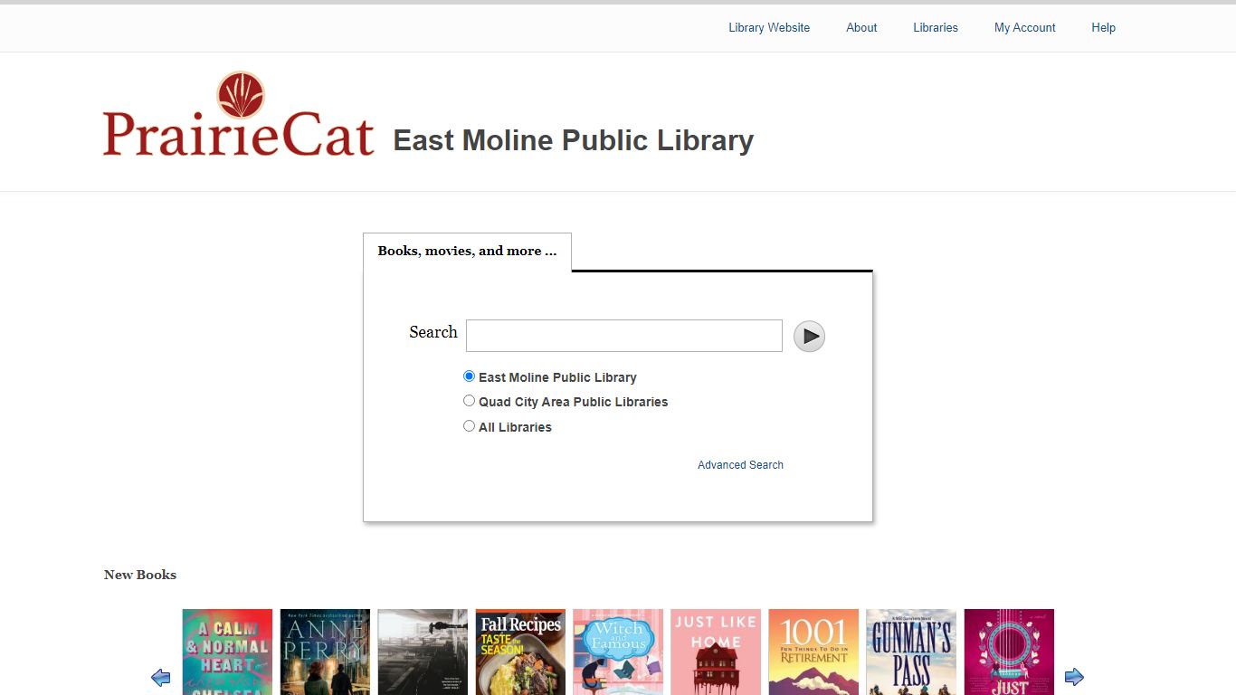 East Moline Public Library | PrairieCat